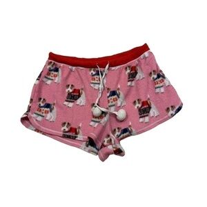 Alga Dog Print Pajama Shorts Women's Size S